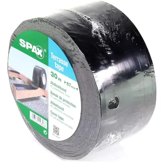 SPAX Terrassen-Tape Gewebeband schwarz 87 mm x 30 m