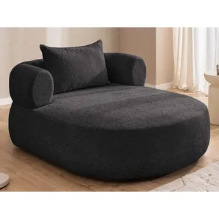 Home Affaire Sessel LUSSAC Polyester 123 x 78 x 157,5 cm schwarz