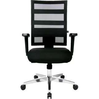 TOPSTAR X-Pander mit Armlehnen schwarz/schwarz/alu poliert