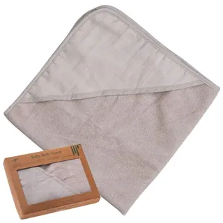 Urban Kanga Kapuzenhandtuch Baby Doppelseitiges Baby Badetuch Öko-Tex 100% Baumwolle Musselin (Moonstruck)