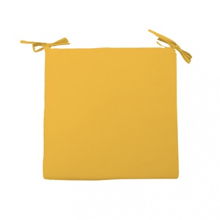 Soleil d'ockre, wasserfester Outdoor-Stuhlbezug 40 x 40 x 5 cm Alix Strahlendes Gelb