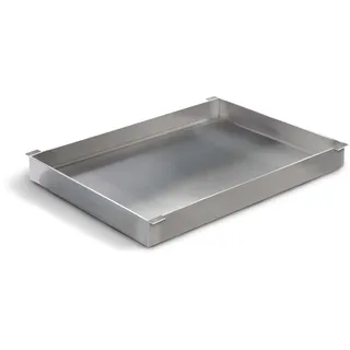 Enders EDELSTAHL-GRILLPFANNE, für Enders Gasgrill BROOKLYN Next 3 und SAN DIEGO NEXT 3 + 4, Plancha, Grillwanne, Gasgrill BBQ, Grill-Zubehör, silber, Edelstahl #7888
