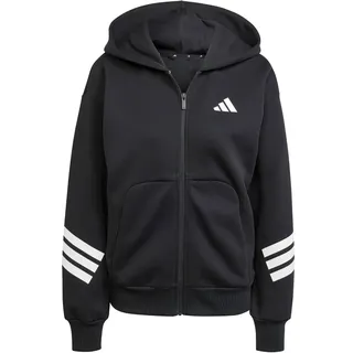 adidas Future Icons 3-Streifen Reißverschlusspullover Black M