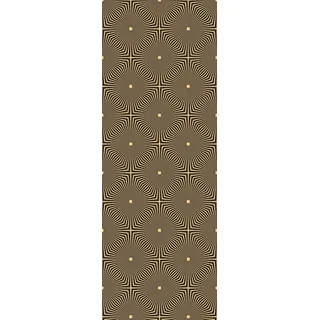 Queence Vinyltapete Bene 90x300 cm 0,9 m2 gold 34193