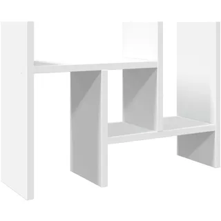 Schreibtisch-Organizer Weiß 34,5x15,5x35,5 cm Holzwerkstoff - Weiß