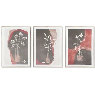 DKD Home Decor Brand Bildvase (3 Stück) (50 x 3 x 70 cm) (Referenz: S3017889)