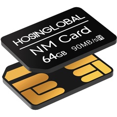 NM Karte 64GB 90MB/S Nano Speicherkarte Nano Karte Nur für Huawei P30/P40/P50/P60 Series/Mate20/Mate30/Mate40/Mate50 Series Nano 64GB Karte geeignet