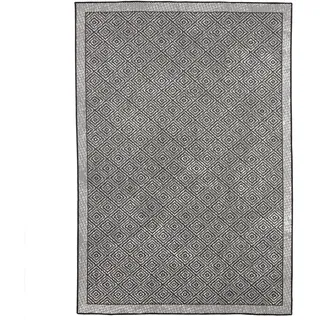 Pergamon Hampton Outdoor-Teppich 120 x 170 cm Schwarz Meliert