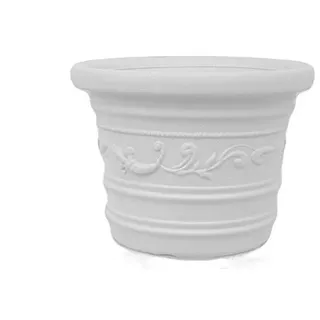 Nuova Kunststoff Adriatica NPA017 Vase Prestige, Weiß