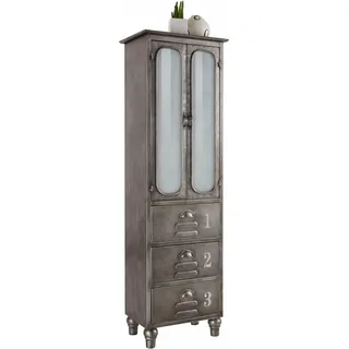 Home Affaire Mehrzweckschrank Industrial 45 x 150 x 35 cm Grau