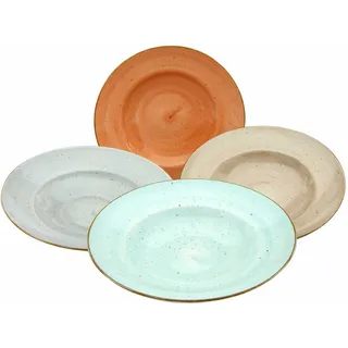 CreaTable Essteller Vintage Nature 4er Set mehrfarbig