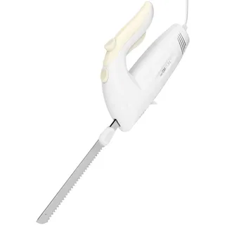 Clatronic® elektrisches Messer | Elektromesser für Fleisch, Brot und Tiefkühl | Edelstahl-Klinge | rostfrei und spülmaschinengeeignet | starker 150W Motor | elektrisches Küchenmesser | EM 3062
