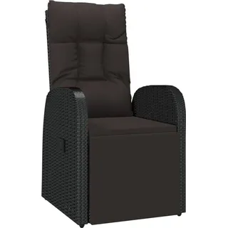 vidaXL Gartenstuhl 57 x 73 x 105 cm schwarz