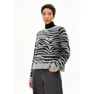 LILIRIAA ZEBRARAA STRICKPULLOVER |  recyceltem Woll-Mix - mehrfarbig (M)