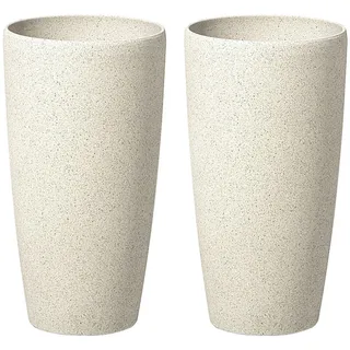 Beliani Abdera 23 x 23 x 42 cm Beige