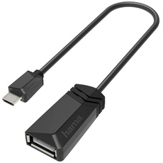 Bild USB-Adapter Micro-USB USB Typ-A Schwarz