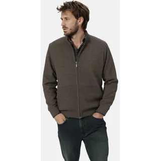 Strickjacke BABISTA "Strickjacke VELENTTO", Herren, Gr. M, braun, Obermaterial: 100% Baumwolle CO., Strickjacken Strickjacke