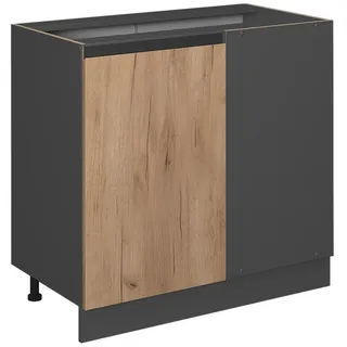 Vicco Eckunterschrank R-Line 86 x 81,6 x 46 cm Grau