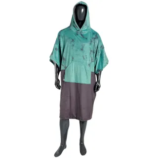 mdns Change Robe Surf Poncho Unisize Teal Marble UmziehilfeSchnelltrocknend