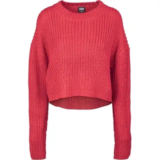 URBAN CLASSICS Ladies Wide Oversize Sweater, in Rot, Größe XS