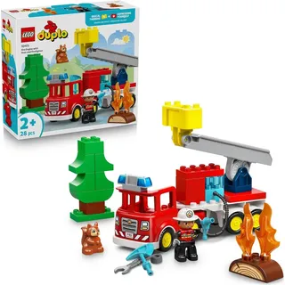LEGO Duplo Löschauto mit Schlauch und Feuerwehrmann 10473