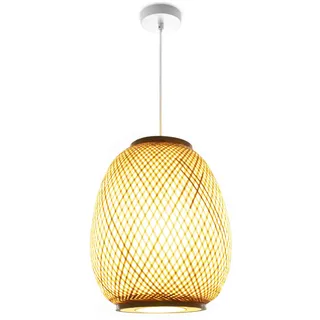 Paco Home TOPU 1-flg. Ø 32 cm rund braun Papier
