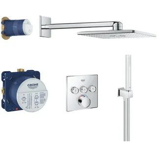 Grohe Rainshower SmartActive 310 Cube Duschsystem Unterputz Chrom 34712000