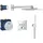 Rainshower SmartActive 310 Cube Duschsystem Unterputz Chrom 34712000