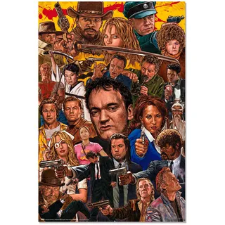 Grupo Erik Poster Pulp-Filme Kunstdruck - Deko Wohnzimmer oder Deko Schlafzimmer - Deko Zimmer - Größe 61 x 91 - Offizieller Pulp Fanartikel