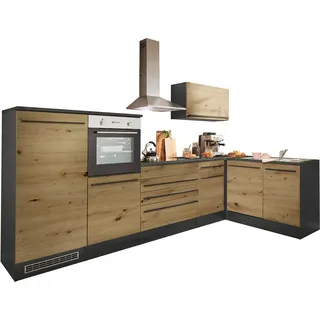 BASIC by Balculina Winkelküche Jazz L-Form 320 cm braun