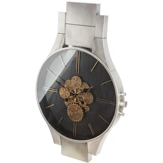 Gilde Wanduhr "Wanduhr Timing", silberfarben