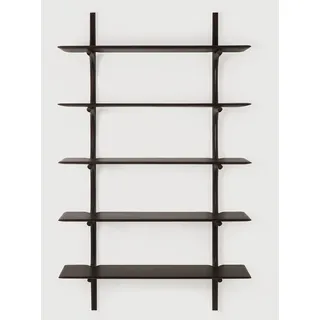 Ethnicraft PI Indoor Wandregal Mahagoni Dunkelbraun