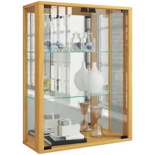 VCM Hängevitrine Udina 60 x 25 x 80 cm Braun