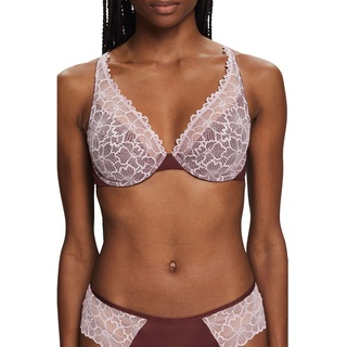 ESPRIT Damen Big Flower Lace Rcs Uw Bra BH mit voller Abdeckung, Rust Brown, 75B EU