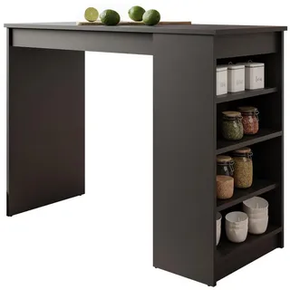Mirjan24 Bartisch Zotino 115 x 102 x 50 cm Schwarz