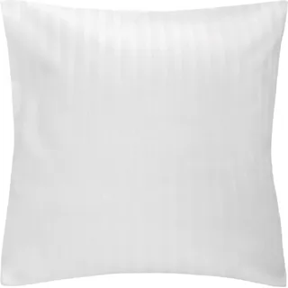 Hotel Kissenbezug mit Überlappung STREIFEN 1cm weiß/40x40