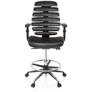 HJH Office Ergo Line II Work Kunstleder Schwarz
