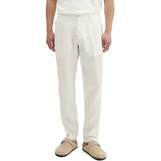 Marc O'Polo Osby Jogger Pleats Leinenhose Weiß 32 30