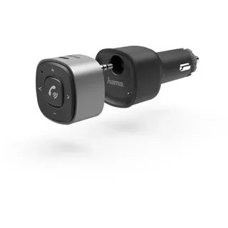 Hama Bluetooth-Receiver für Kfz 3,5-mm-Stecker u. Ladegerät schwarz