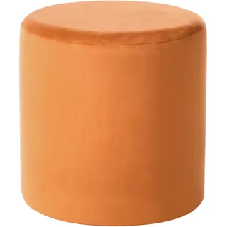 Beliani Pouf LOVETT Samtstoff Orange