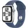 Watch SE GPS 40 mm Aluminiumgehäuse silber Sportarmband blau M/L