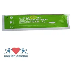 Rosner Lemon-Glycerin swabs 25X3