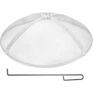 Funkenfang für Feuerschalen 914 x 245 mm - Feuerstellengitter Funkenfänger - Edelstahl - Funkenhaube - 2-mm-Maschenlöcher - Feuerschalen Funkenschutzhaube - Ideal für Feuerstellen, Feuerschalen und Kaminen