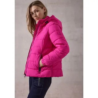 Cecil Steppjacke, mit Kapuze, mit Kapuze, pink