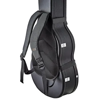 Ortega Guitars Rucksackgurt Deluxe Gepolstert - für Geformte Hartschalenkoffer - Schwarz (OBPS-DLX)