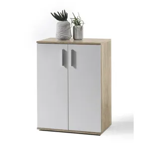 Bega Consult Kommode 60 x 84 x 35 cm Braun / Weiß