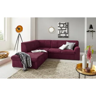 DOMO collection Eckcouch 2-Sitzer lila