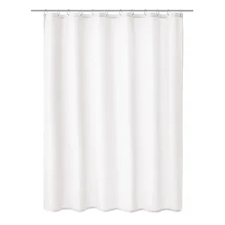 KLEINE WOLKE Duschvorhang Kito 120 x 200 cm schneeweiß