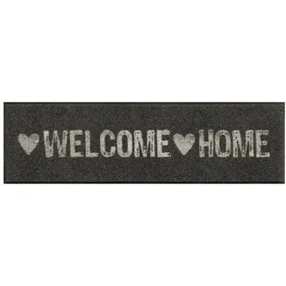 Wash+Dry by Kleen-Tex Läufer »Warmly Welcome« rechteckig 7 mm Höhe, grau
