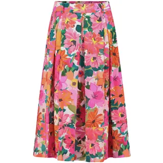 Vera Mont Midirock "Sportiver Rock mit Gummizug", gelb, pink